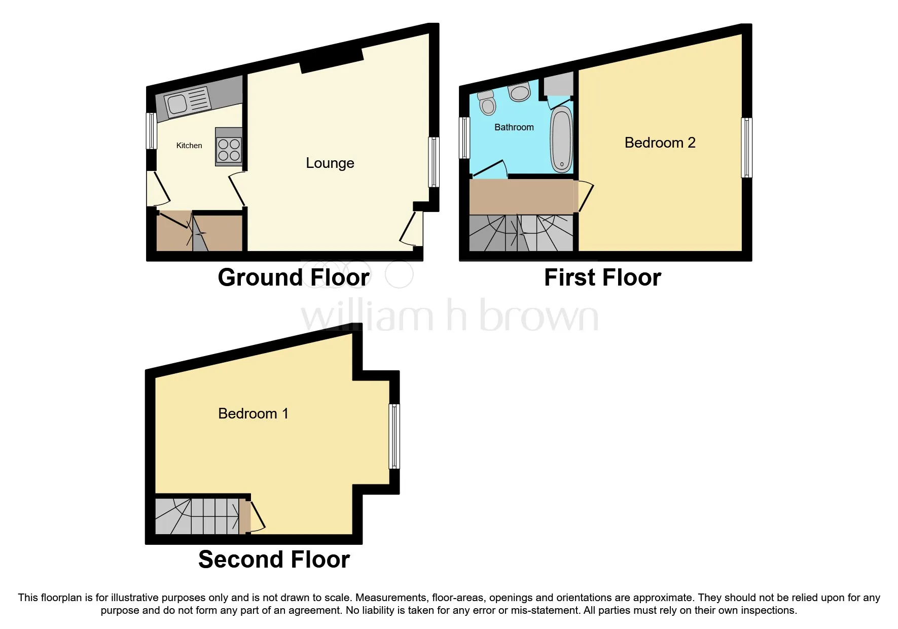 2 bed End of Terrace