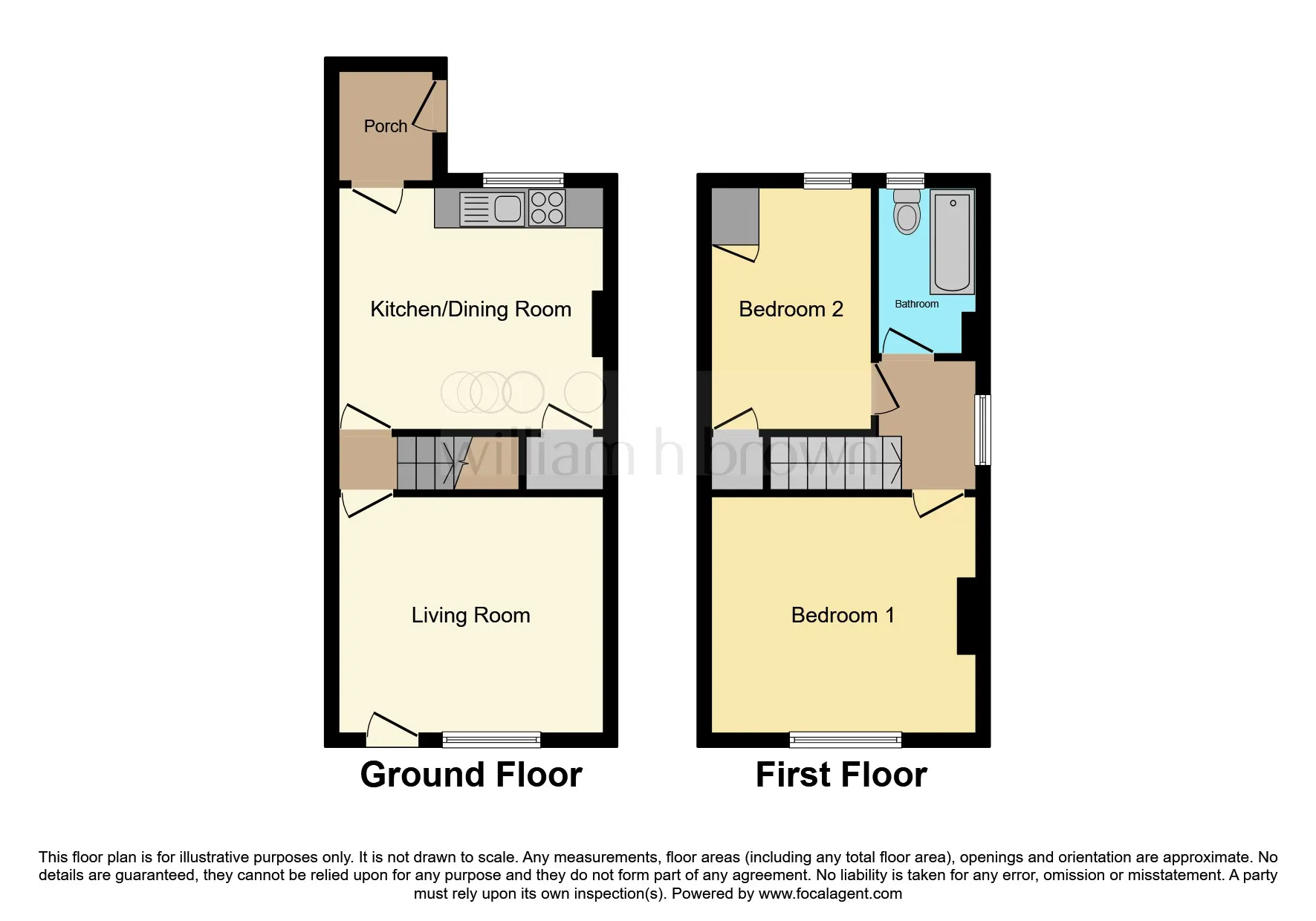 2 bed End of Terrace