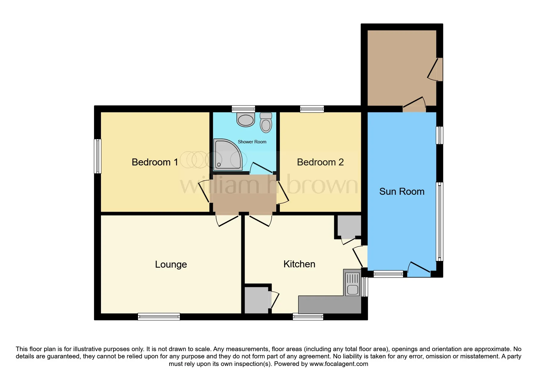 2 bed Detached Bungalow