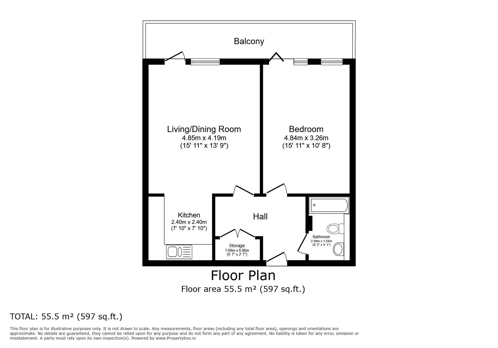 1 bed Apartment