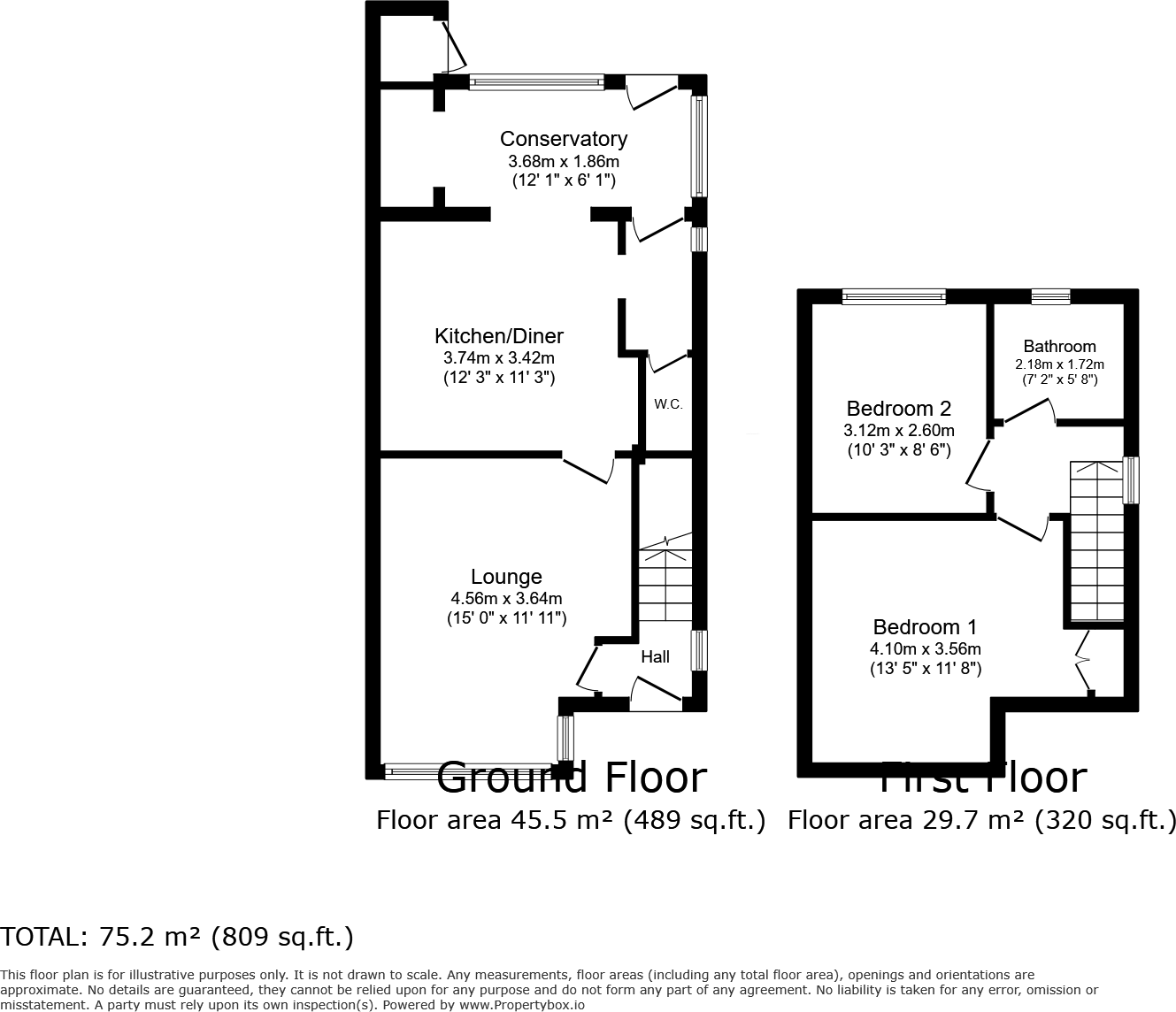 2 bed Semi-Detached