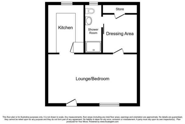 1 bed Studio