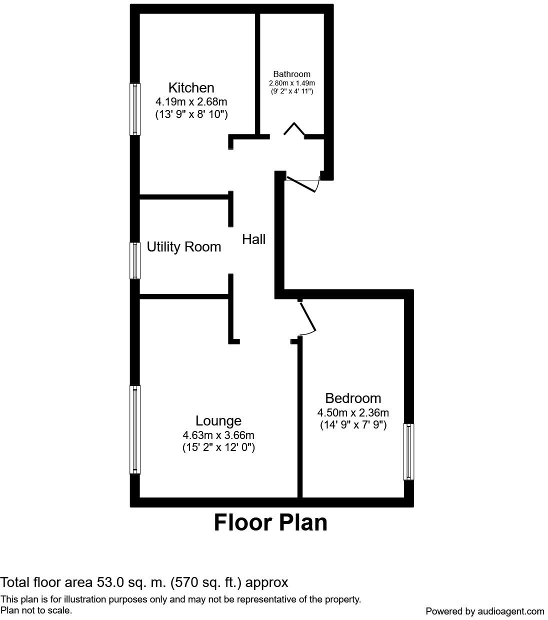 1 bed Apartment
