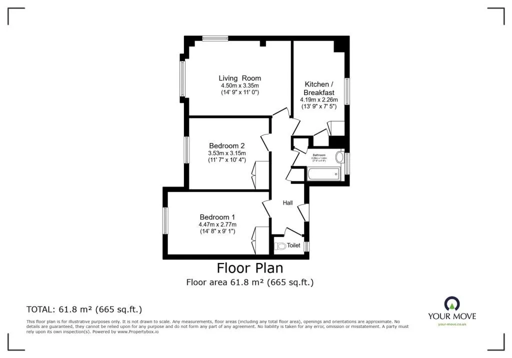 2 bed Apartment