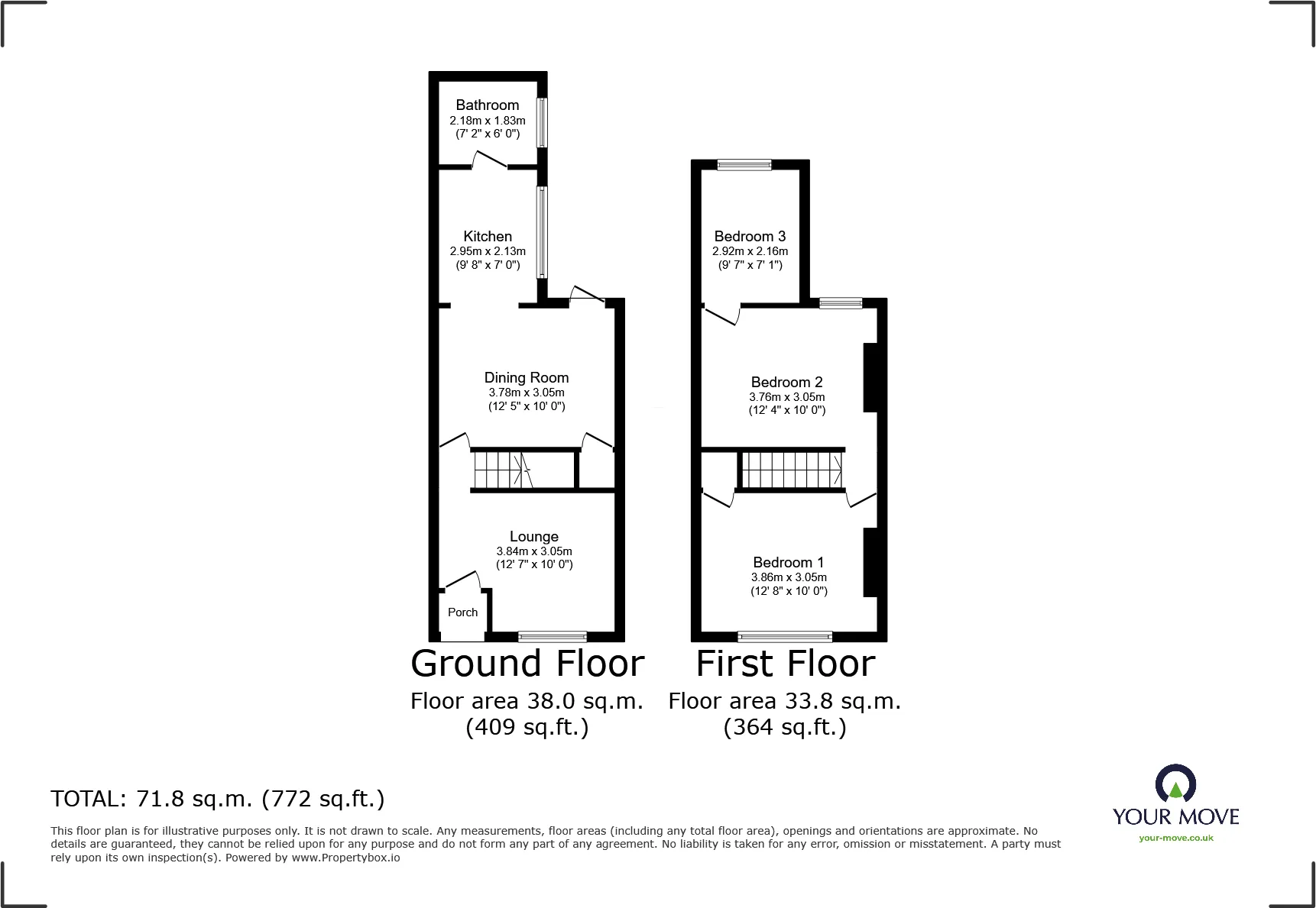 3 bed Terraced