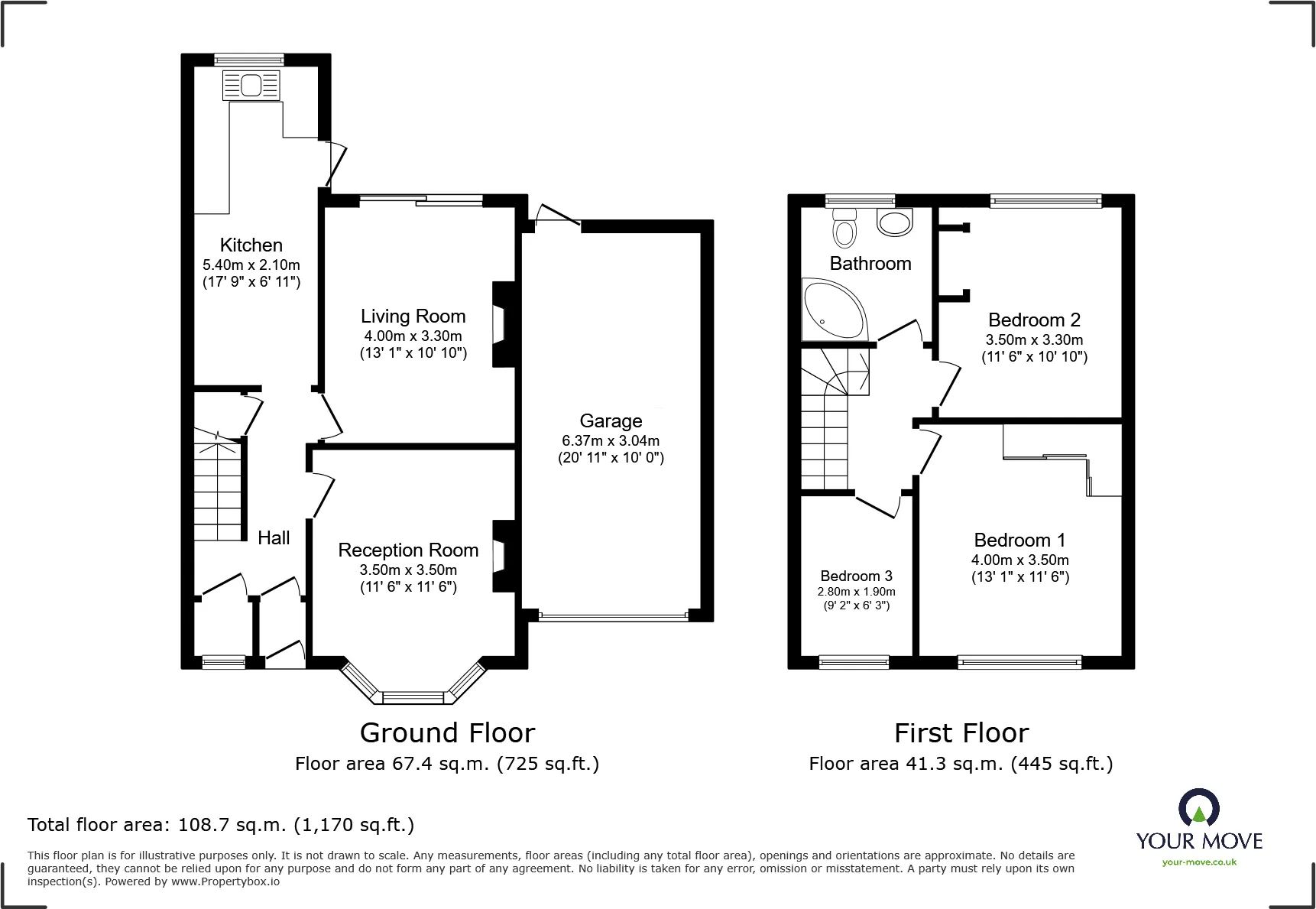 3 bed House