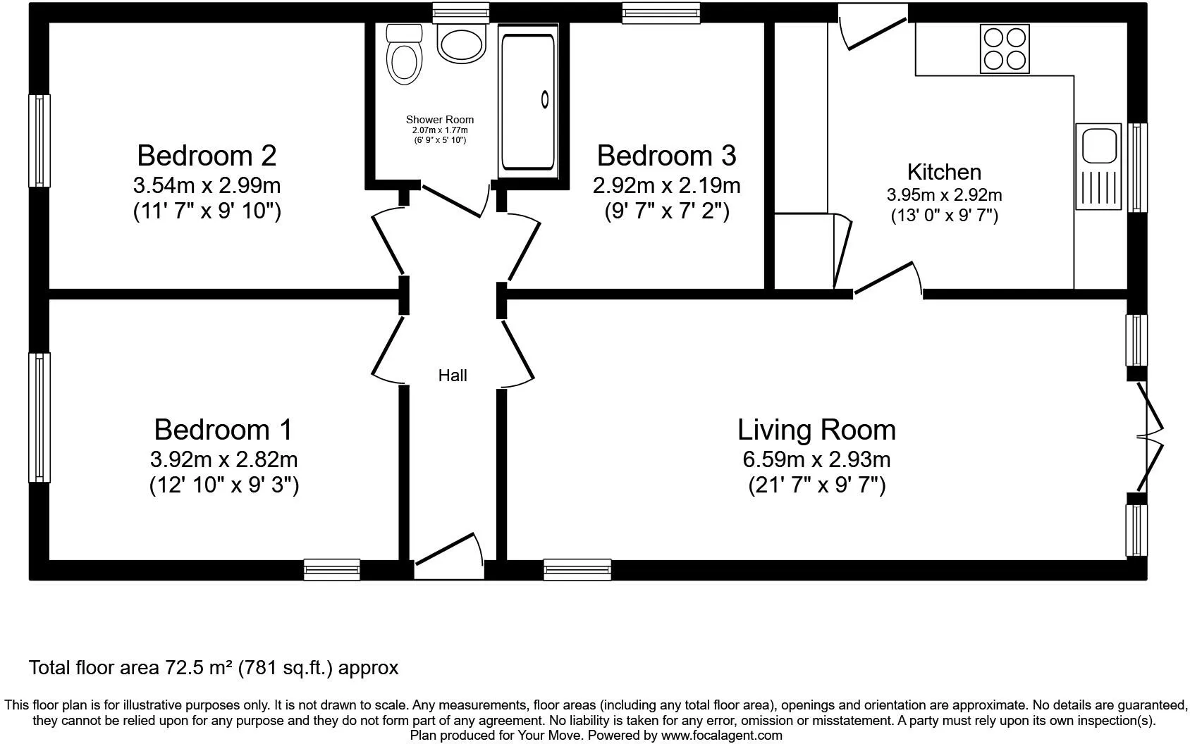 3 bed Detached Bungalow