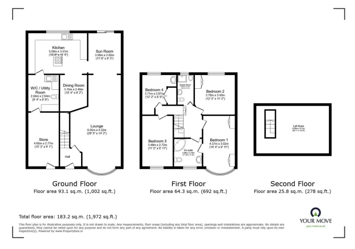 4 bed Semi-Detached
