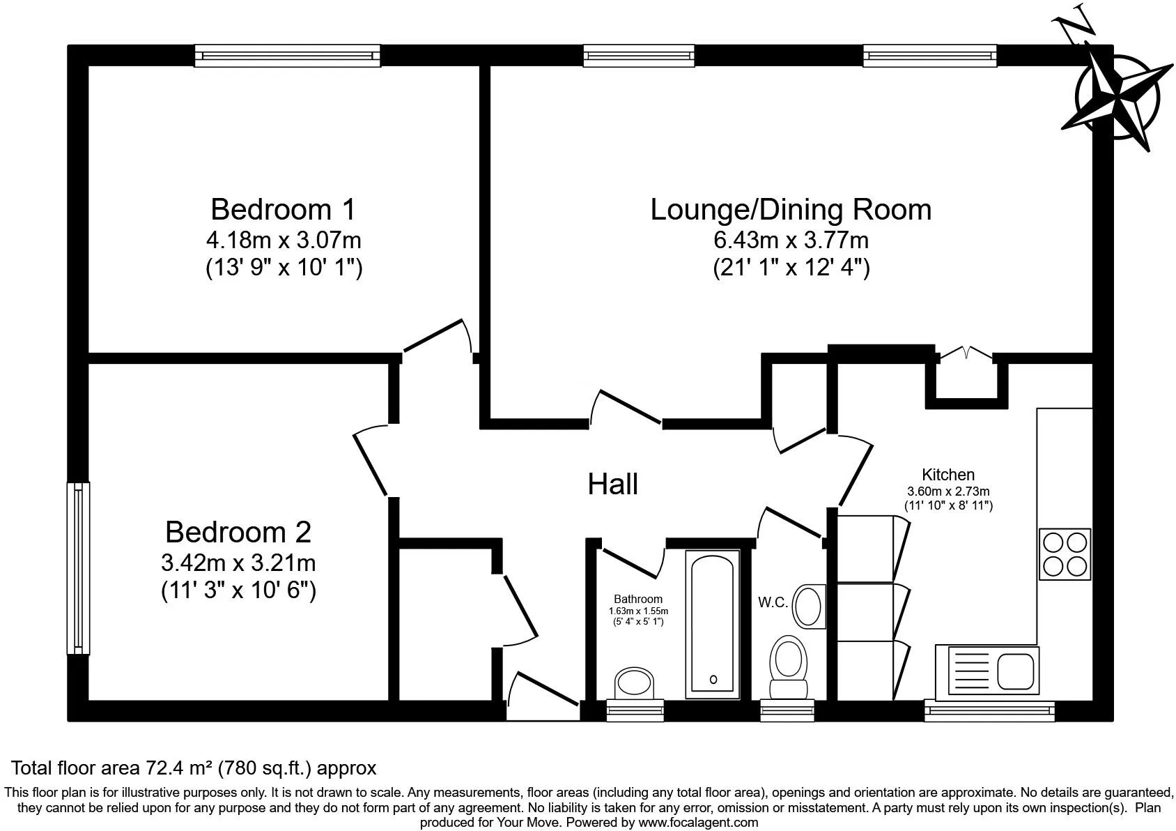 2 bed Apartment
