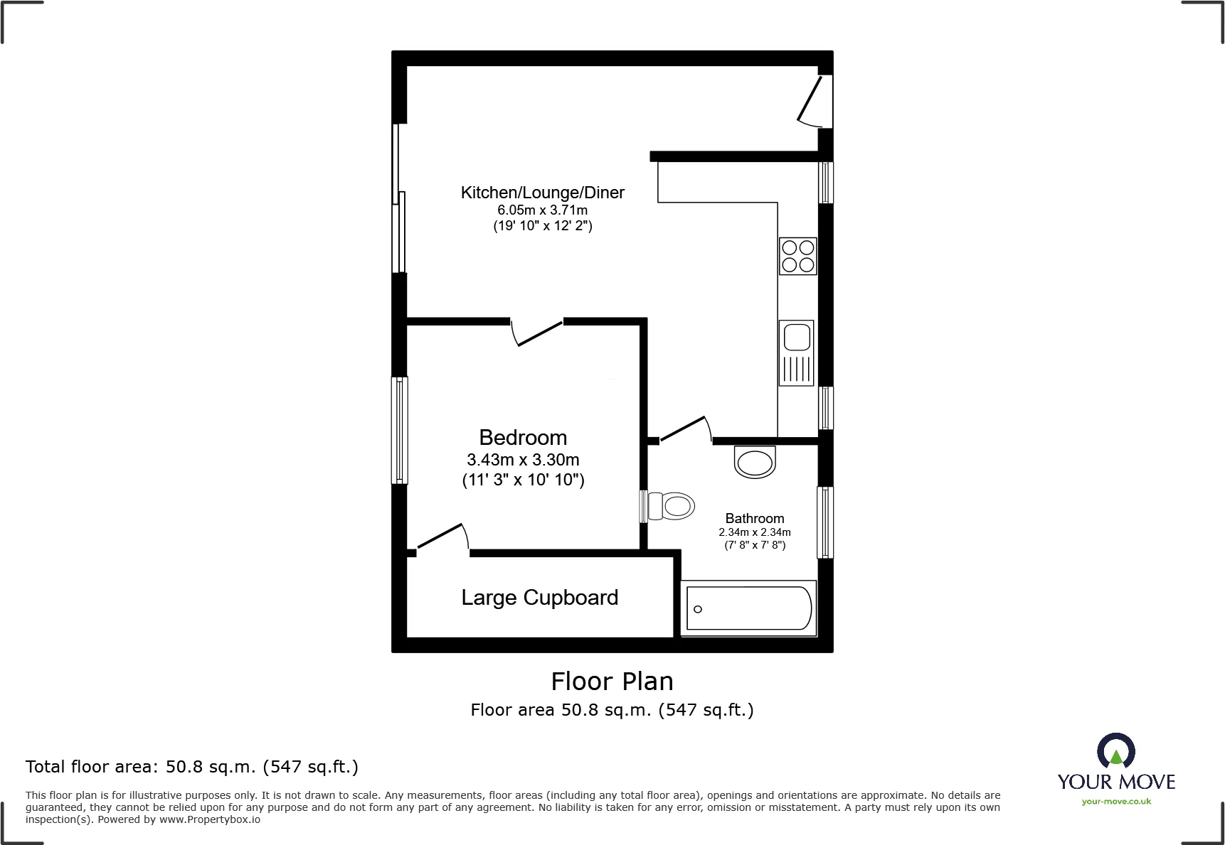 1 bed Apartment