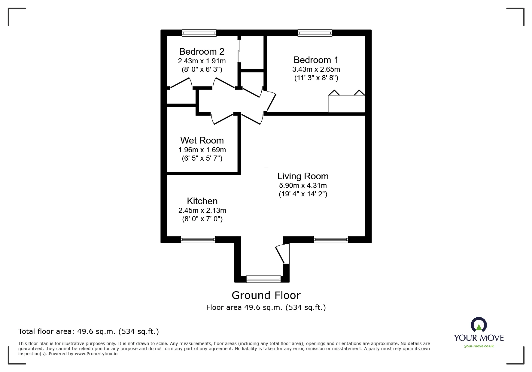 2 bed Apartment