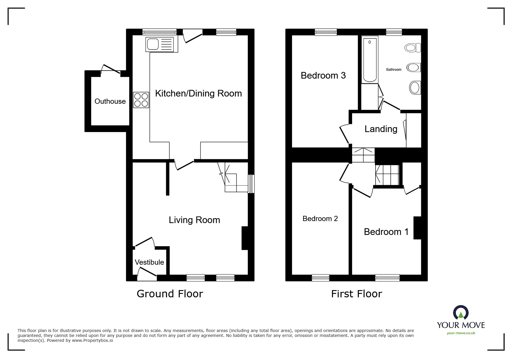 3 bed House