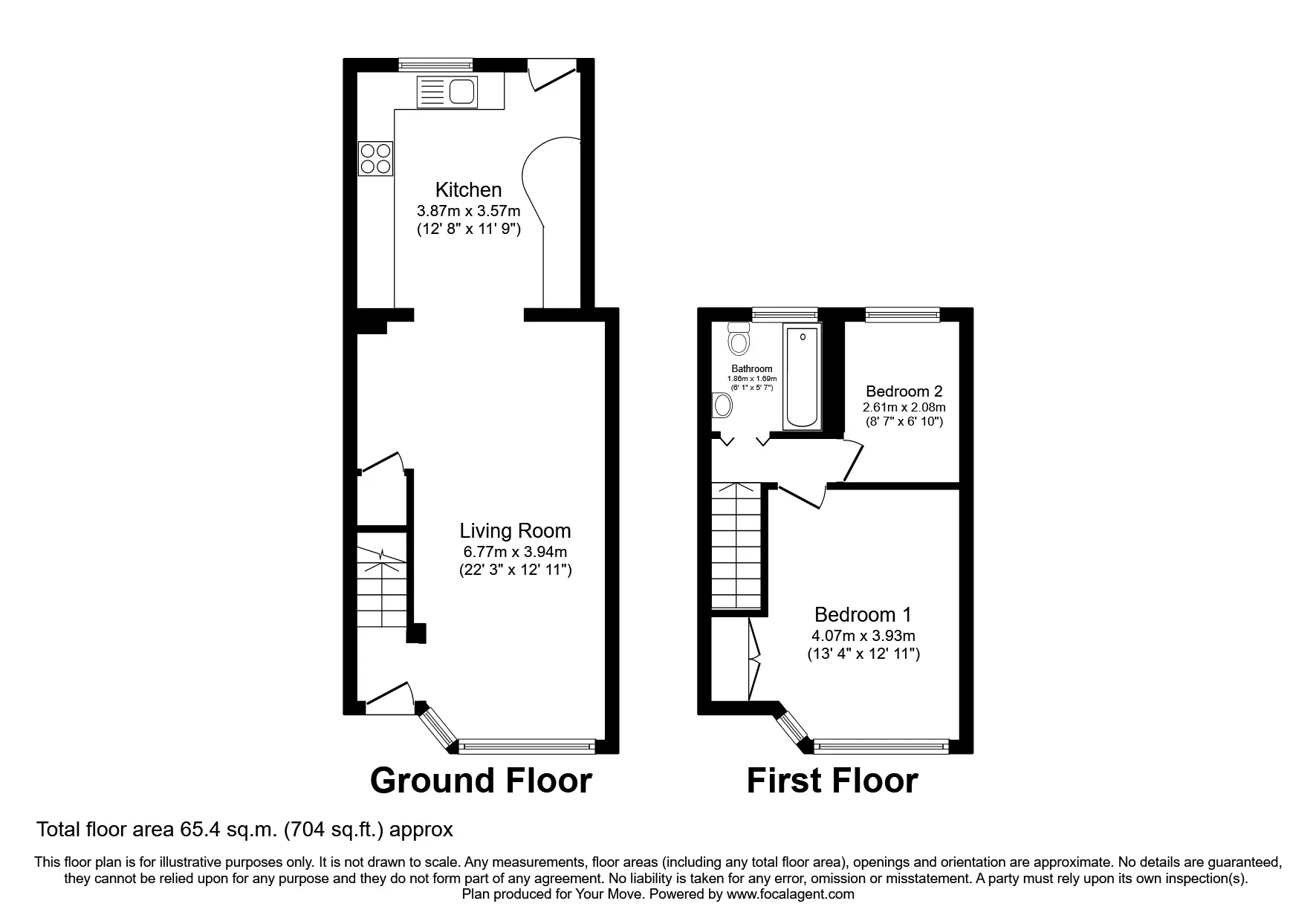 2 bed Terraced