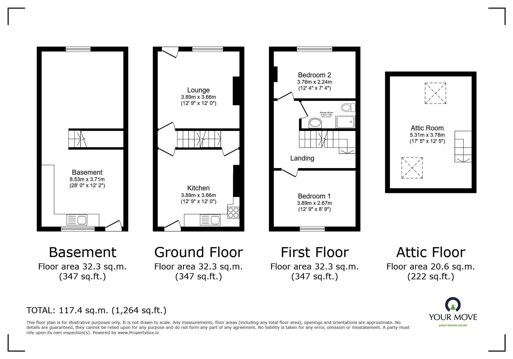 2 bed House