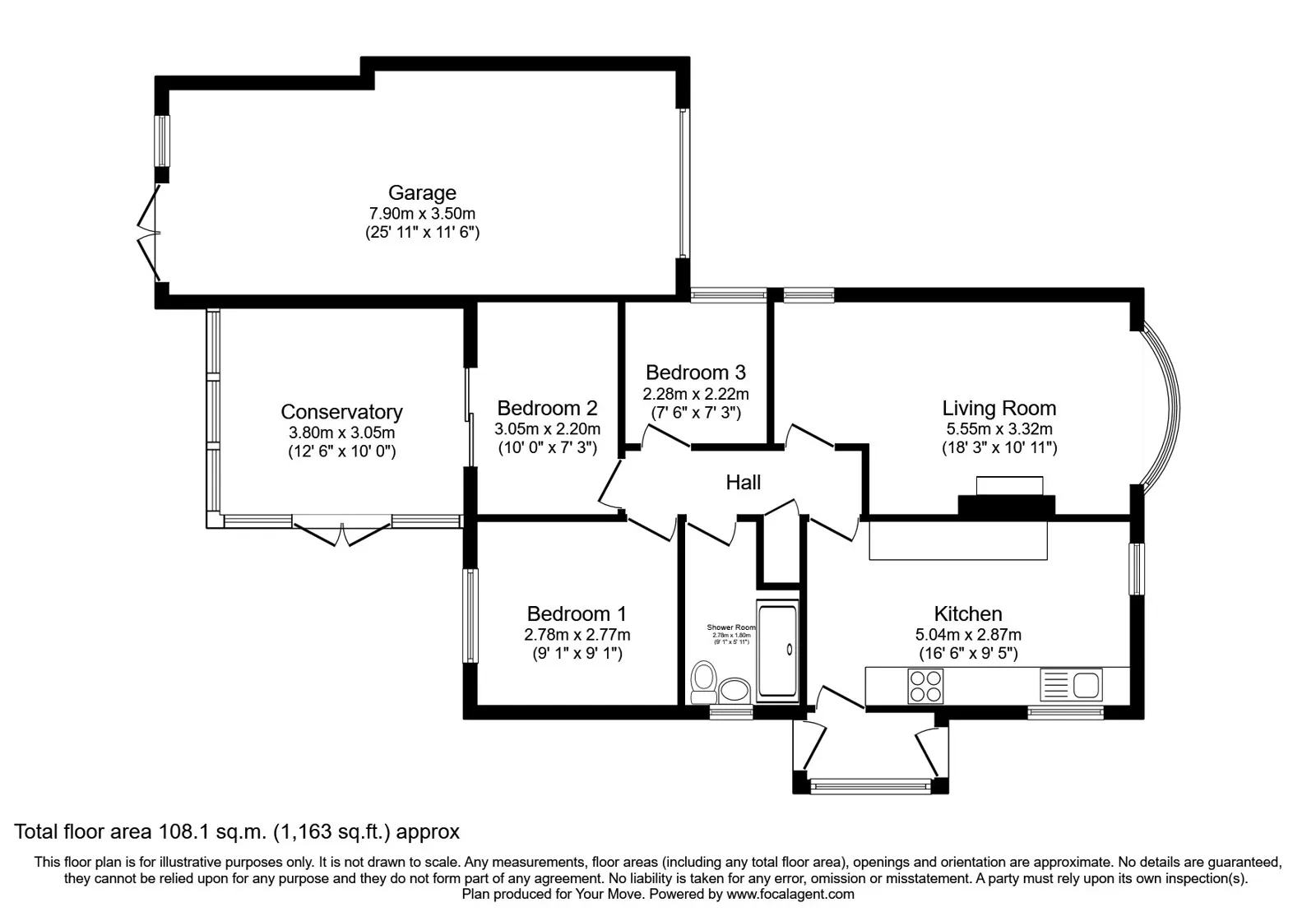 3 bed Detached Bungalow