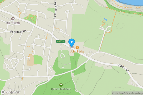 Map location for Higher Trenoweth, Longstone, St Ives, Carbis Bay, Cornwall, TR26 3LT TR26 3LT