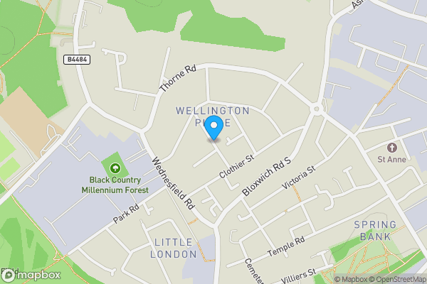 Wv13 Postcode Map Lawrence Street, Willenhall, West Midlands, WV13 1BS