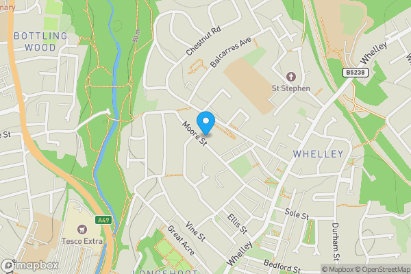 Map location for 15 Moore Street, Wigan, Greater Manchester WN1 3XX