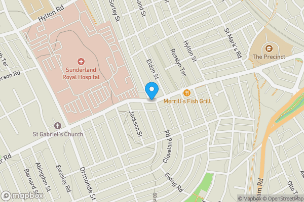 Map location for Chester Road, SUNDERLAND, Tyne and Wear, SR4 7EY