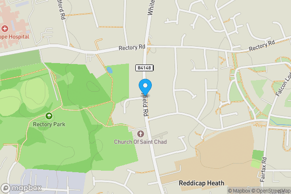 Map location for Hollyfield Road, SUTTON COLDFIELD, West Midlands, B75 7SE