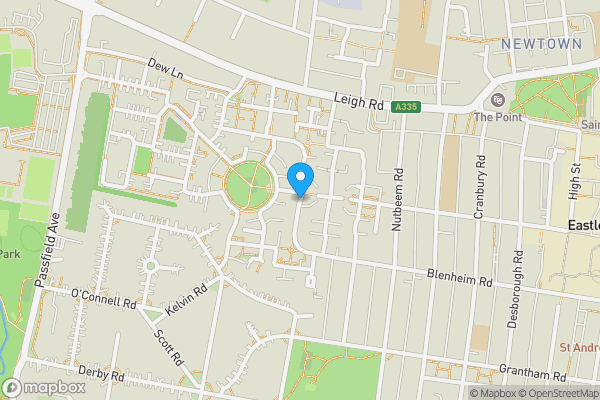 Map location for Stranding Street, EASTLEIGH, Hampshire, SO50 5GQ