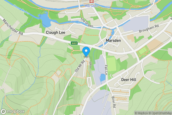 Map location for Old Mount Road, Marsden, Huddersfield, HD7 6NN