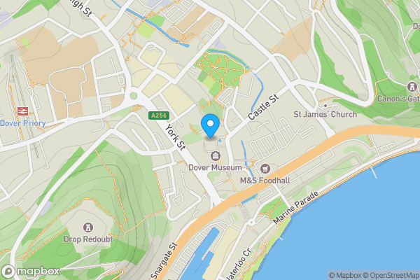 Map location for 25 Market Square Dover Kent CT16 1NG