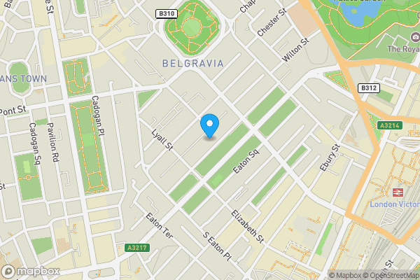 Map location for 90 Eaton Square, Belgravia, London, SW1W 9AG