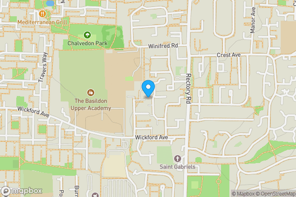 Map location for 35 Caister Drive, Pitsea, Basildon, Essex SS13 3RD