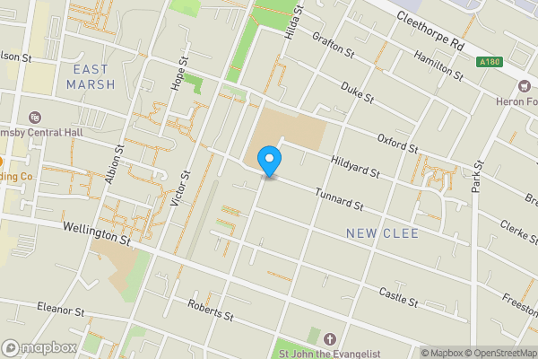 Map location for 203 Weelsby Street, Grimsby, DN32 7PF