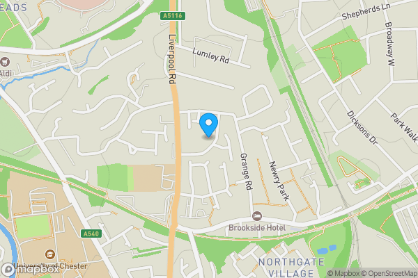Map location for Asquith House, 8 Waterloo Road, Chester, Cheshire, CH2 2AL