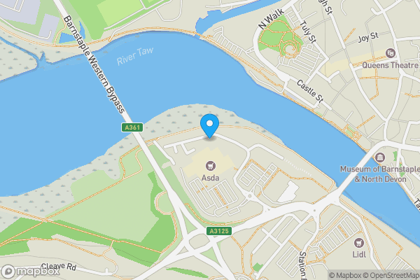 Map location for Lot 1 - Land at Anchorwood Bank, Barnstaple, EX31 2FA 