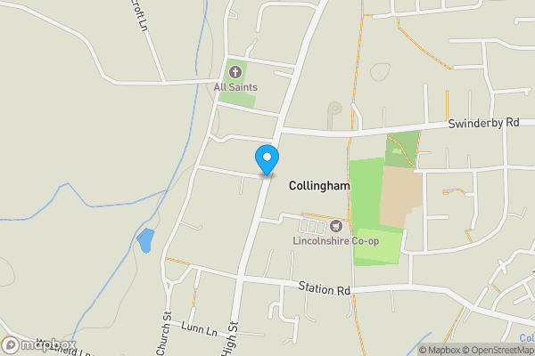 Map location for Land Adj. to Mulberries, Potter Hill Road, East Collingham, Newark, Nottinghamshire NG23 7PY