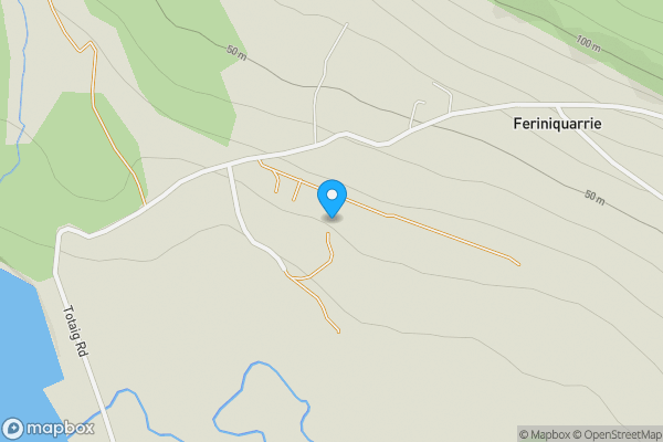 Map location for 6/7 Feriniquarrie, Glendale, Isle of Skye IV55 8WN