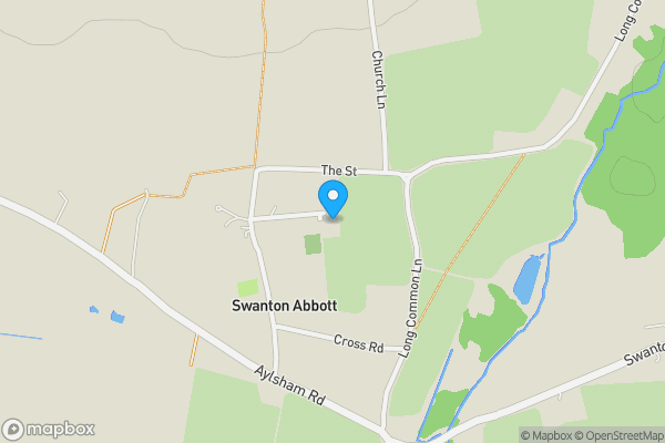 Map location for 22 The Poplars, Swanton Abbott, Norwich, Norfolk, NR10 5DX