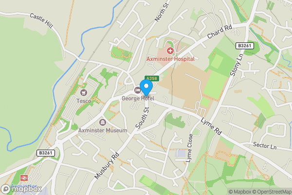 Map location for Co-Op Convenience Store & Car Park Lyme Street Axminster Devon EX13 5AT