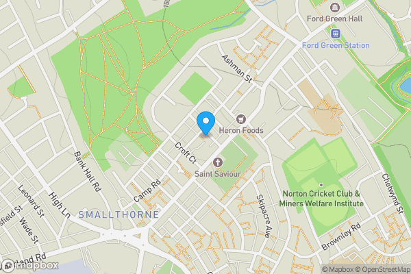 Map location for 7 Kirk Street, Smallthorne, Stoke-On-Trent, Staffordshire ST6 1LG