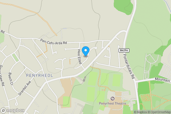 Map location for 3 Heol Islwyn, Gorseinon, Swansea, SA4 4LJ