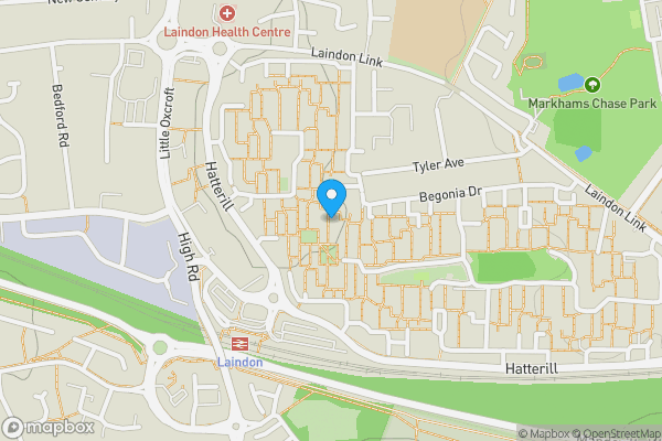 Map location for Sorrel Court, BASILDON, Essex, SS15 5FG