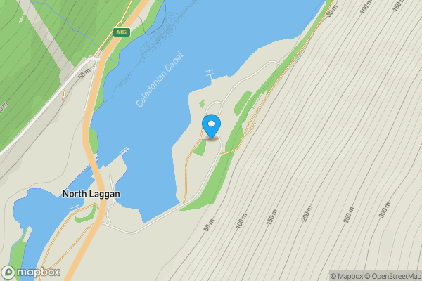 Map location for Great Glen Water Park, Spean Bridge, PH34 4EA