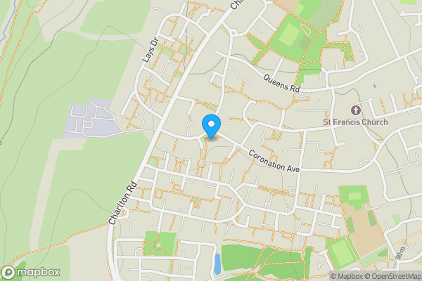 Map location for 193 Coronation Avenue, Keynsham, Bristol, Avon, BS31 2QJ