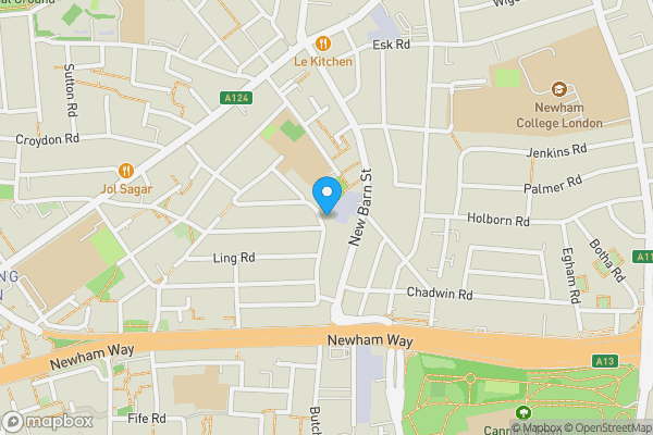 Map location for 93 Carson Road, Canning Town, E16 4BD