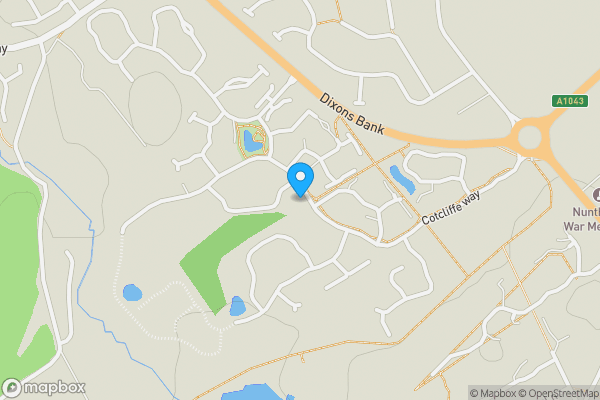 Map location for 3 Cotcliffe Way, Nunthorpe, Middlesbrough, North Yorkshire TS7 0RS