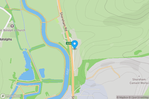 Map location for 32, Dacre Gardens, Upper Beeding, Steyning, West Sussex, BN44 3TD