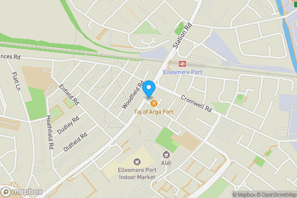 Map location for 23-25 Whitby Road, Ellesmere Port, Cheshire CH65 8AA