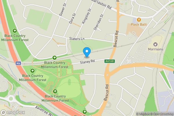 Map location for The Orchard Manor, 42 Slaney Road, Walsall, WS2 9AF