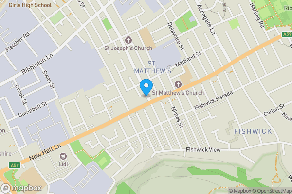 Map location for 5 Skeffington Road, Preston, Lancashire, PR1 5UP