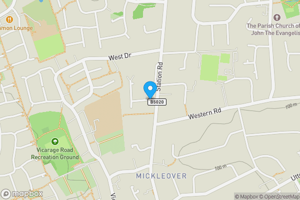 Map location for Hope Avenue, Derby, Derbyshire, DE3 0FZ