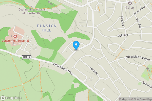 Map location for Sunnymead, Dunston Bank, Gateshead, Tyne And Wear, NE11 9QA