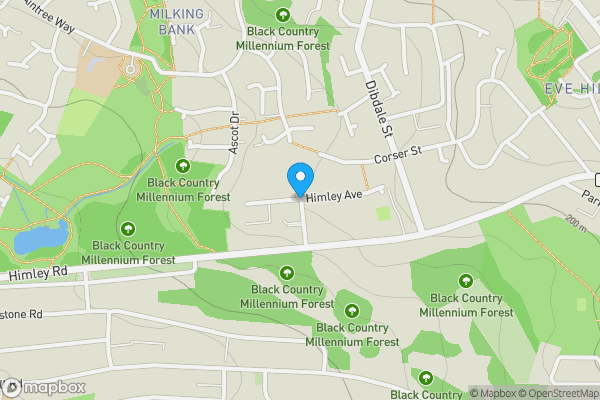 Map location for Himley Avenue, DUDLEY, West Midlands, DY1 2QP